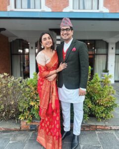 Prajakta Koli Instagram - Ma ra mero.♥️ …. Blouse by @umbaradesigns Kathmandu, Nepal