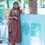 Prajakta Koli Instagram - Day 4 at @cop28uaeofficial speaking about water conservation with @nasa and the power of storytelling with @google 🌏💜 …. 📷- @roverdiaries_ Outfit by @drzya_ridhisuri Dubai, UAE