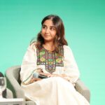 Prajakta Koli Instagram - Final day at @cop28uaeofficial was insightful. What an inspiring week I’ve had. So grateful for my job. 💜🫶🏼 …. Thank you for having me on the panel ‘Entertainment and Culture for Climate Action’ (ECCA). 🌏 …. 📷- @roverdiaries_ Outfit by @ekavira.official