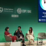 Prajakta Koli Instagram - Final day at @cop28uaeofficial was insightful. What an inspiring week I’ve had. So grateful for my job. 💜🫶🏼 …. Thank you for having me on the panel ‘Entertainment and Culture for Climate Action’ (ECCA). 🌏 …. 📷- @roverdiaries_ Outfit by @ekavira.official
