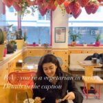 Pranitha Subhash Instagram - While the husband enjoyed all the fish sandwiches , kebabs , sea bass etc , I had the best time with vegetarian food! 📍Hafiz Mustafa for their Turkish coffee + cheese baklava 📍Mikla - it’s a Michelin star restaurant so it was a set menu . But the Vegan one. 📍Potatos for their veggies in potato and cheese And the pide (Turkish pizza) 📍Pierre lotte- had their cheese spring rolls. 📍 Bistro marina bodrum (also had convenient parking for our car, so an obvious choice) - the Arabic Mezze platter (literally everywhere from the time u board the flight) The last one -📍 Some waffles place that made the biggest chocolatiest waffles !! I also found nice vegan restaurants in Istanbul- my husband loved the food there as well.