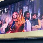Precious Mustapha Instagram – We on a billboard baby! 💐🥹 Tottenham Court Road