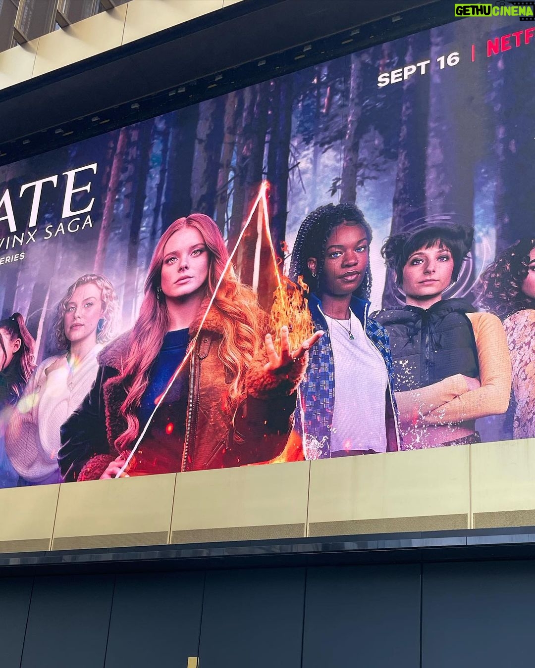 Precious Mustapha Instagram - We on a billboard baby! 💐🥹 Tottenham Court Road