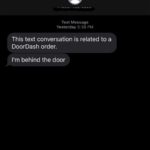 Preston Garcia Instagram - LMFAO these were ACTUAL messages from a Doordash yesterday and this is the FIRST thing that popped into my head when I read that lol. WHO SAYS “BEHIND THE DOOR” LMFAOOOO