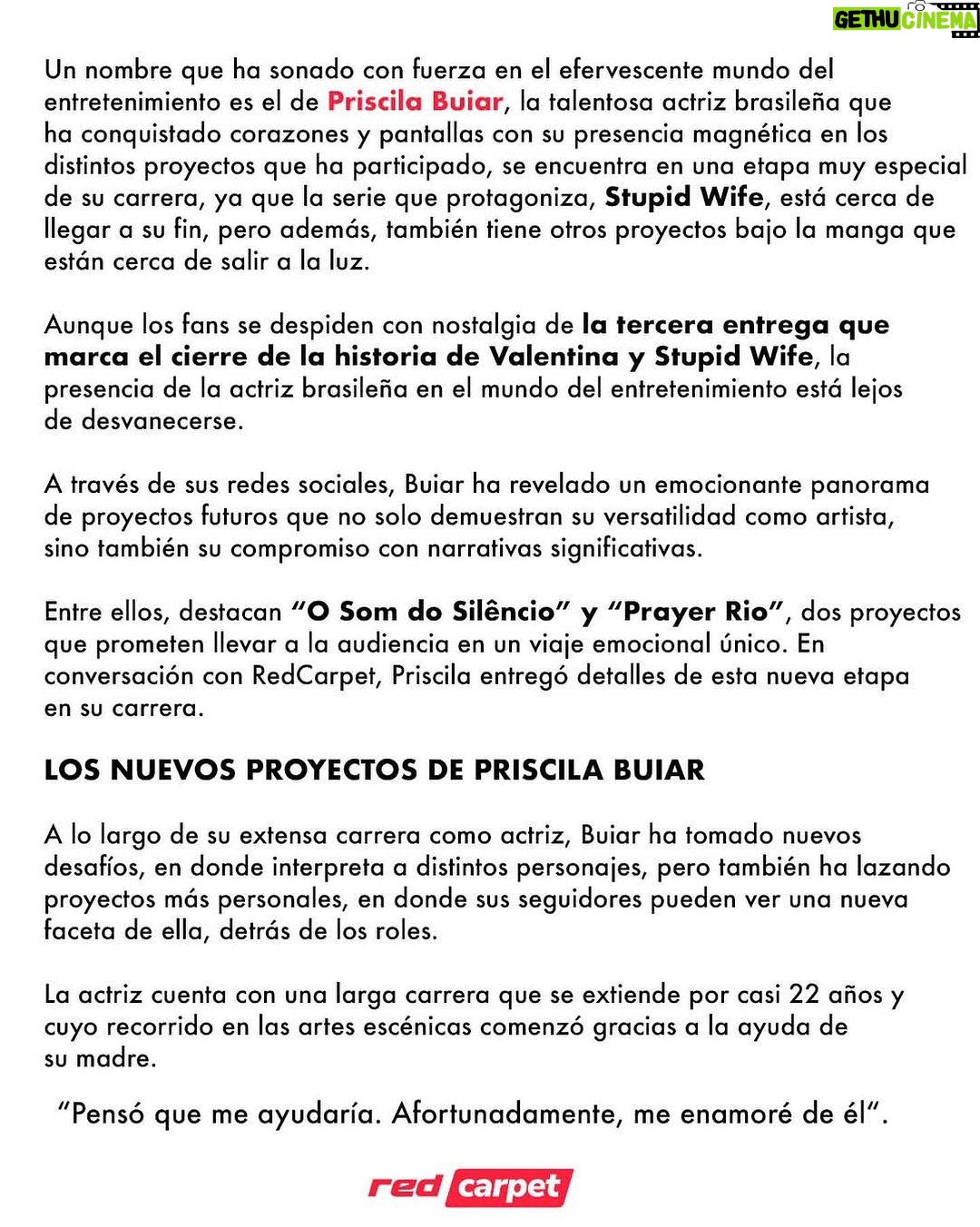 Priscila Buiar Instagram - Gracias por la oportunidad @andreapetersenc @redgol Gracias por el design @anamilena__rojas Chile