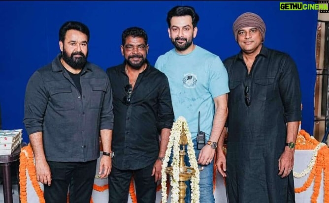 Prithviraj Sukumaran Instagram - The cameras start rolling as #L2E – Empuraan starts shoot today. Malayalam | Tamil | Telugu | Kannada | Hindi @empuraanmovie @mohanlal @therealprithvi @muraligopynsta @antonyperumbavoor @aashirvadcine #Subaskaran @lycaproductions #GKMTamilkumaran @prithvirajproductions #SureshBalaje @pius4246 @manju.warrier @tovinothomas @indrajith_s @_saniya_iyappan_ @deepakdevofficial @sujithvaassudev @nsahadev @vavanujumudeen @mohandas_art_director @akhileshmohan @sidhupanakkal @rajakrishnan_mr @itssujithsudhakaran @sreejithguruvayur @sinat_savier @silva_stunt @anand_rajendran_ar @poffactio