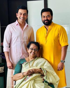 Prithviraj Sukumaran Instagram - Onam. ❤️ I guess a forced rest has its own advantages. 😄