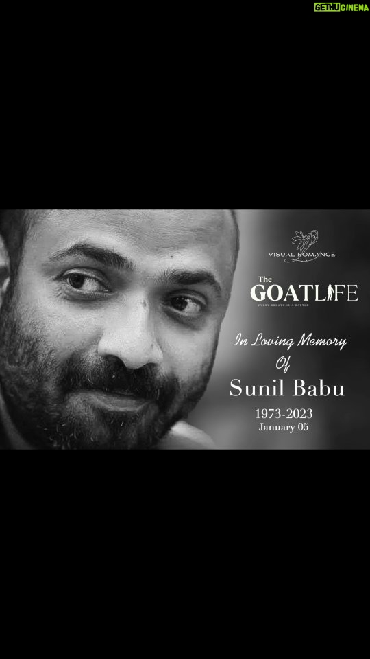 Prithviraj Sukumaran Instagram - The man who, with a beaming smile, brought imagination to life! Even after a year, the loss still hurts deeply in our hearts. The Goat Life crew honours your significant contribution to Indian cinema today. 🙏 #SunilBabu #RIPSunilBabu #Production #FilmMaking #Aadujeevitham #TheGoatLifeFilm #TheGoatLifeMovie #Films #Mollywood #ProductionDesign #ArtDirection #ArtDirectorSunilBabu #PrithvirajFans #PrithvirajSukumaran #AmalaPaul #Blessy #Entertainment #Tollywood #Bollywood #Malayalam