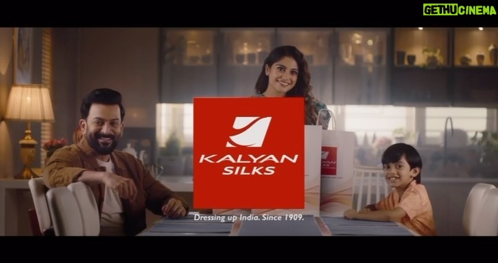 Prithviraj Sukumaran Instagram - @kalyansilks New TVC.