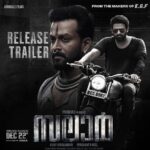 Prithviraj Sukumaran Instagram - Deva & Vardha are all set to unleash their intense action on the big screen 🔥💥 #SalaarCeaseFire storms into cinemas worldwide from Dec 22nd. Here’s #SalaarReleaseTrailer (Malayalam) Book your tickets now 🎟️ linktr.ee/Salaar_Tickets #Salaar @actorprabhas #PrashanthNeel @therealprithvi @hombalefilms @vkiragandur @chaluvegowda @shrutzhaasan @iamjaggubhai_ @sriya_reddy @garuda_ram_official @actorsimha @hombalegroup @ravibasrur @bhuvanphotography @chalapathi477 @anbariv_action_director @kishorekotumphotography @kirtan.nadagouda @salaarthesaga #SalaarCeaseFireOnDec22