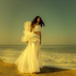 Priya Varrier Instagram - She fell from the skies above; Right onto the lap of his dreams 🕊️ Concept and Photography: @a_isography HMU: @sreegeshvasan_makeupartist Outfit: @jaankibridalcouture Art: @ashi_k_pradeep