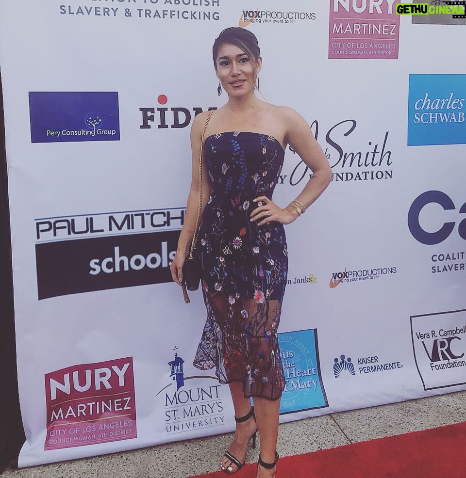 Q'orianka Kilcher Instagram - So Honored to go to the 20th anniversary of @castlosangeles , a leader in the fight to combat the scourge of human trafficking. This organization offers extraordinary support to recovery and housing to survivors. Tonight I honor my award as my pledge to continue to relentlessly use my voice and presence to speak up and stand up for justice, human rights and dignity for all victims of abuse. May we all continue to contribute to the global warming of hearts and carry forth the flame of hope, compassion and human rights advocacy. Styled by @soaree 🙏🏼💕#cast #humantrafficking #sexslavary #yeswecan #makeachange #educate #ourvoicesmatter #standup #makeachange #pictureoftheday #changemakers
