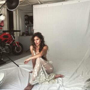 Q'orianka Kilcher Instagram - Behind the scenes sneak peek of #photoshoot today☺️ thank you for this amazing shoot it was such a pleasure working with you  @tizianolugli . Also big thank you to @ginasbeverlyhills for the skincare n beauty lashes! And the gorgeous @makeupbymerav for the stunning natural makeup! Beautiful stylings by @soaree and stunning hair by @hairbybradleyleake You guys are the Bomb!! Thank you🙌🏼💕🙏🏼📸✨