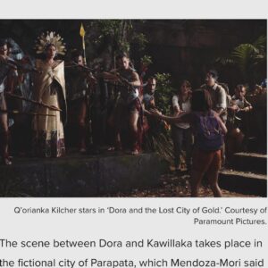 Q'orianka Kilcher Instagram - I hope y’all can go out and see on the big screen #doraandthelostcityofgold #doratheexplorer  what an honor to represent my Quechua roots!! #peru #peruvian #inca #proudtobeindigenous #indigenous #quechua #paramount