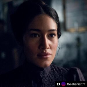 Q'orianka Kilcher Instagram - #Repost @thealienisttnt 🙏🏼🖤So grateful and blessed to be a part of #thealienist family!!
・・・
“I have served in Dr. Kreizler’s household for many years, tending to his every need. He took me in as a young girl despite my bleak past and I intend to repay him for his kindness and compassion. Many people don’t see him like I do. He has a cold, hard exterior, driven by his logic and scientific methods. But deep within, he is very much a warm-hearted and generous man, always trying to shield me from the ugliness of this world. What was once love shared within a special friendship between Dr. Kriezler and I, has now blossomed to become much deeper than that.” #marypalmer #drkreizler #paramount  #tnt #tntd #TheAlienist #budapest