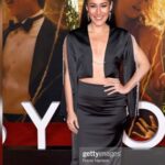 Q’orianka Kilcher Instagram – Had such a great time going to the @babylonmovie  premiere last week @grantrobertsfit😊 thank you to my friend and stylist @dimitryl who always has a vision! And @regardstylehouse  for my stunning two piece ensemble made by @azanaserene ! I always love wearing your stunning pieces on the carpet girl!🙏🏽🫶🏽