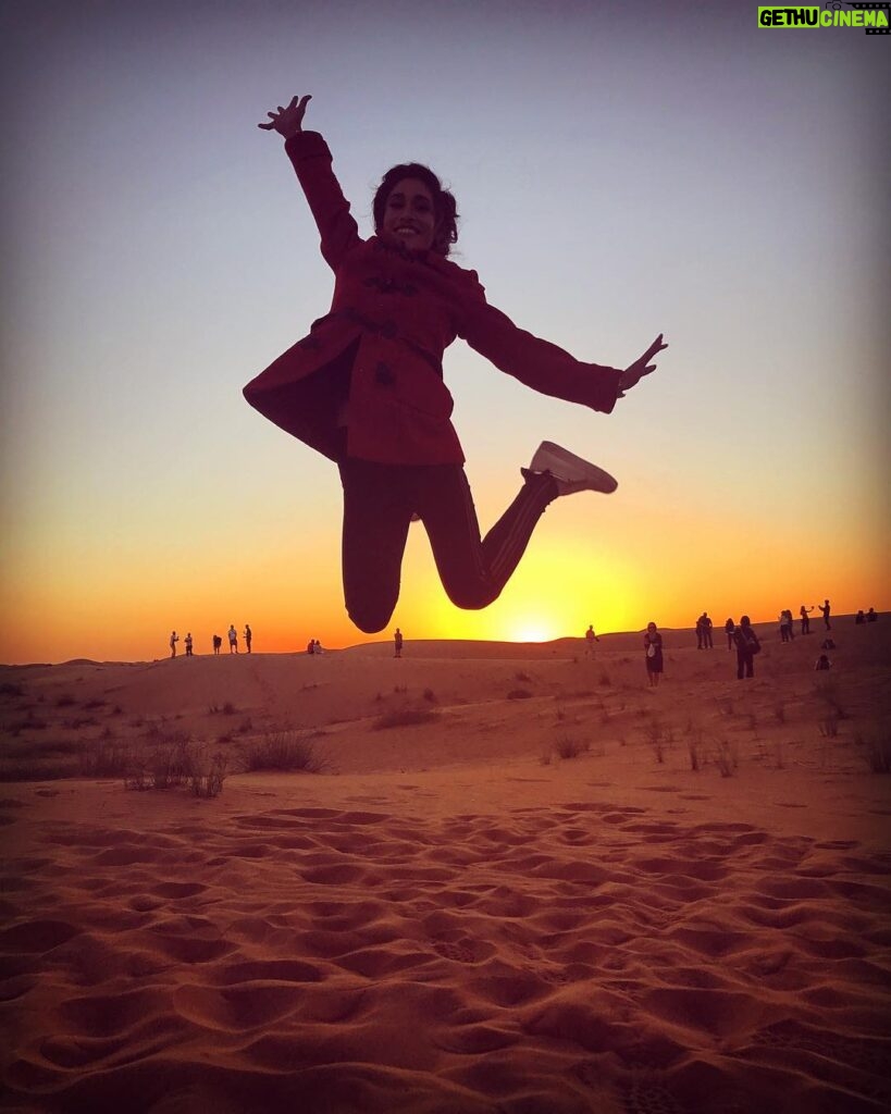 Q'orianka Kilcher Instagram - “Reach for the sky!” #dubai #sunset Arabian Desert Safari Dubai