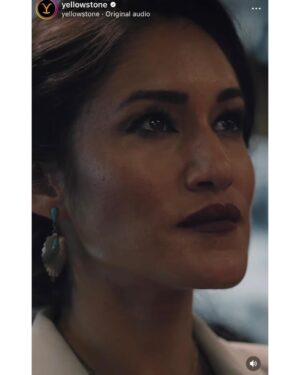 Q'orianka Kilcher Instagram - This season will be one to remember! ⚡️🦋⚡️@yellowstone season 5 premiering Sunday November 13th! #angelabluethunder