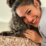 Q'orianka Kilcher Instagram - Fur baby appreciation post! Because why not?!😸 “In ancient times cats were worshipped as gods; they have not forgotten this.” 👑😹#furbaby