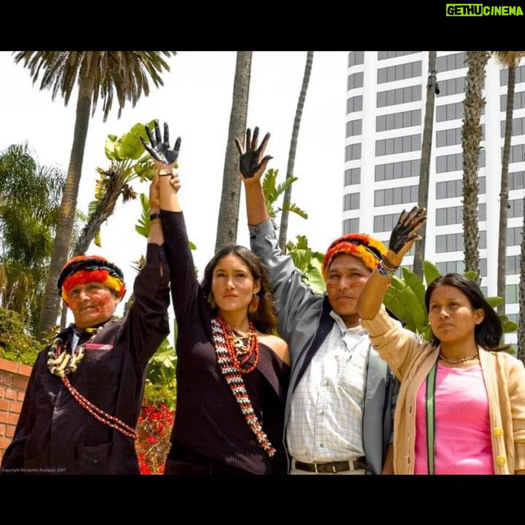 Q'orianka Kilcher - 2.6K Likes - Happy late international Pachamama (earth) day! 🌎 “The earth does not belong to man, man belongs to the earth.
All things are connected like the blood that unites one family.
Man did not weave the web of life, he is merely a strand in it.
Whatever he does to the web, he does to himself.
The earth is sacred and men and animals are but one part of it.
Treat the earth with respect so that it lasts for centuries to come and is a place of wonder and beauty for our children.”~ Chief Seattle #earthday #pachamama