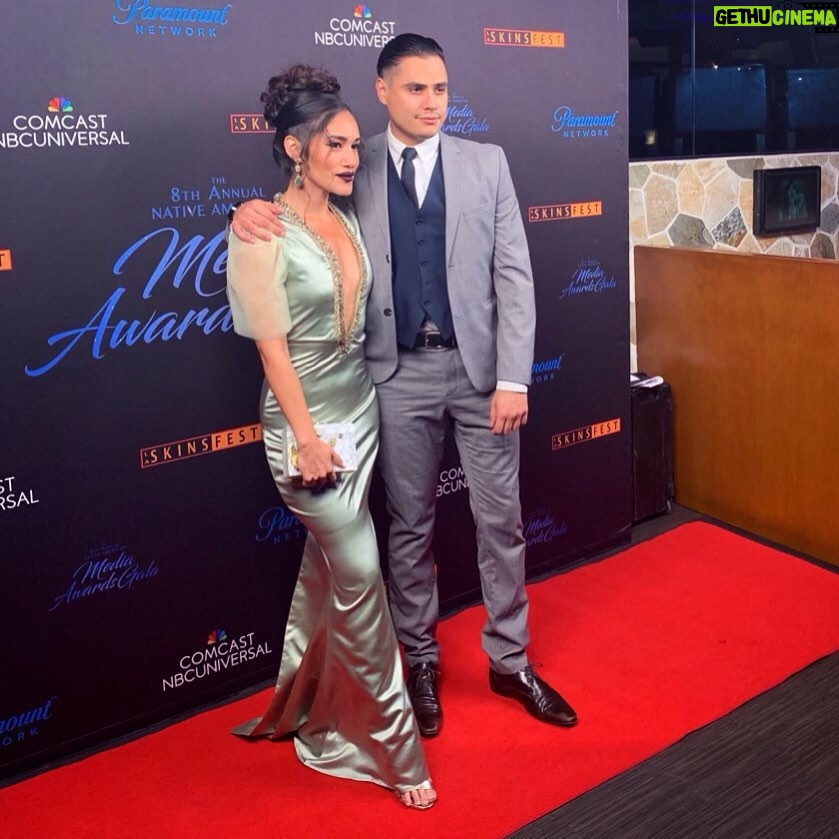 Q'orianka Kilcher - 1.8K Likes - Had such a great time Cohosting the LA Skinns Festival Gala last night with my dear friend @kiowajgordon! 😎Big shoutout to @azanaserene and @dimitryl @regardstylehouse for my amazing dress! I felt like a walking mermaid 🧜🏽♀️😊 and so much love and gratitude to my friend @myonkey for coming all the way out and making the most epic updo ever! I love you to the moon and back! And always a big thank you to the one and only @grantrobertsfit for always having my back keepin me healthy and fit! 💪🏽 It takes a village I tell ya! I love you guys! 🖤 #thankful #nativepride #laskinsfest #fashion