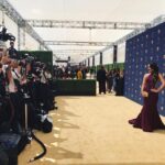 Q’orianka Kilcher Instagram – 💜emmys!!🌸 @mikafowlerxx @stylelvr @anthonymerante @personapr @grantrobertsfit so thankful 😊 #emmys2018 #thealienist