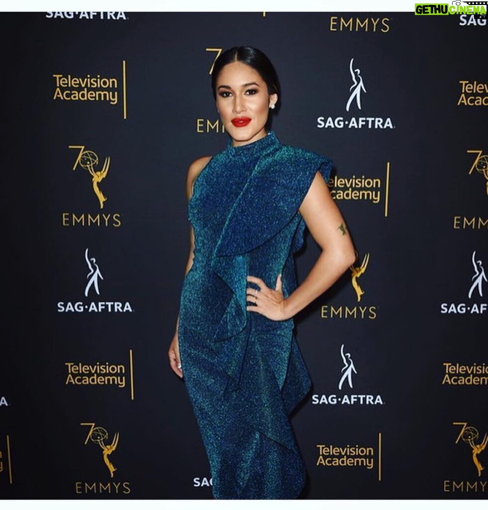 Q'orianka Kilcher Instagram - Thank you to @sagaftra for inviting me to 6th annual Dynamic and Diverse Emmy Celebration last night! #emmys #thealienist #diversity #inclusion #sagaftra 👗@stylelvr hairstyle @mikafowlerxx makeup @antonmakeup