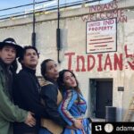 Q’orianka Kilcher Instagram – 😂😂🙌🏼🖤 #Repost @adamrbeach
Weekend be like “wouldn’t it be cool to be in an episode of @drunkhistory on @comedycentral and not have a hangover “ Coming Soon @dallasgoldtooth @zahnmcclarnon @qoriankakilcher