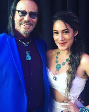 Q'orianka Kilcher Instagram - Had a blast tonight @snowfallfx  #premiere with @mudboyra_max  Amazing show! @fxnetworks great network and show!!!