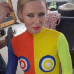 Róisín Murphy Instagram - Clothes, Chaos and Catharsis… behind the scenes FREAK ME NOW video with @jessieware ❤️🪩 #roisinmurphy #jessieware #freakmenow #btsvideo #musicvideo #bts