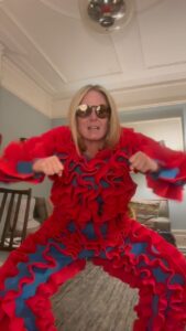 Róisín Murphy Instagram - Little bit over excited because the brilliant @crazypmusic will be joining me, as support, on the whole of my UK tour! Come on!! Get your tickets! This will be a tour to remember! 😃💕😃💕😃💕 Link in bio 🎫 New outfit by @katetabor ❤️ #roisinmurphy #roisinmurphylive #crazyp #uktour #hitparadetour #allypally