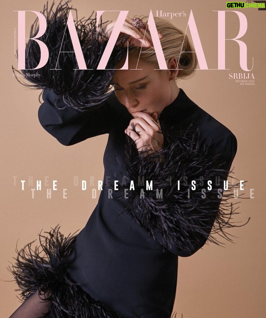 Róisín Murphy Instagram - Thanks to the amazing team for a fun day making this wonderful shoot. Cover Story @harpersbazaarserbia 🖤💋 Photos @riabrahao Styling @marko.mrkaja Hair @eamonnhughes Makeup @neilyoungbeauty Interviewed by @hey.alek #coverstory #roisinmurphy #harpersbazaar #photoshoot #fashion #fashionshoot