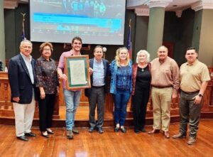 RJ Mitte Instagram - This past Tuesday my family foundation was honored for all the charitable work we have done in the Cameron county community with a formal proclamation. Thank you commissioners so much for the recognition of our hard work and devotion to Texas and the RGV. We are excited for future and positive growth for our communities! The impact my grandparents made in the world will be forever echoed and I’m honored to continue their legacy with what meant the most to them; Families, communities and education are so important to support in our society. Always remember we are all advocates. It’s better to light a candle, than curse the darkness 
🔥
Proclamation:
WHEREAS, ​IN 2012, ROY F. MITTE’S AND JOANN COLE MITTE’S GRANDSON, RJ MITTE, WAS ELECTED TO THE MITTE FOUNDATION BOARD OF DIRECTORS AND A NOTICEABLE REDIRECTION OF THE FOUNDATION’S EFFORTS WERE SHIFTED BACK TO SOUTH TEXAS; AND
 
WHEREAS, ​RJ MITTE AND HIS MOTHER DYNA MITTE, AND THE FOUNDATION SPENT SEVERAL YEARS REACQUAINTING THEMSELVES IN THE BROWNSVILLE, TEXAS, AREA SPECIFICALLY FOCUSED ON THE PRESENT-DAY MITTE CULTURAL DISTRICT; AND
 
​SINCE 2017, THE MITTE FOUNDATION AND MITTE CULTURAL DISTRICT BOARD HAVE INVESTED HEAVILY IN THE DOWNTOWN BROWNSVILLE AREA WITH TOTAL CONTRIBUTIONS NEARING APPROXIMATELY SEVEN MILLION DOLLARS WHICH INCLUDE INVESTMENTS IN THE DEAN PORTER PARK RENOVATION PROJECT, PURCHASING AND DEVELOPING PROPERTIES WITHIN THE MITTE CULTURAL DISTRICT FOR PUBLIC AND CHARITABLE USE, AND HAVE SUPPORTED PROGRAMS FOR TWELVE DISTINGUISHED CHARITABLE ORGANIZATIONS; AND
 
WHEREAS, ​THE CAMERON COUNTY COMMISSIONERS’ COURT IS GRATEFUL FOR THE CONTINUED INVESTMENT IN BROWNSVILLE, TEXAS, AND CAMERON COUNTY BY THE MITTE FOUNDATION AND WHOLEHEARTEDLY SUPPORTS THEIR EFFORTS TO IMPROVE THE QUALITY OF LIFE FOR CAMERON COUNTY RESIDENTS AND VISITORS ALIKE.