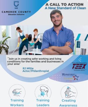 RJ Mitte Instagram - In light of recent events it is clear that we have to raise our standard of clean for our businesses and way of life. Please join me in raising the standards of clean for our communities. This is a call to action for everyone to do their part in making a safe environment for all! 
If you have any questions please contact CCEI at  956-641-4800 or rhernandez@myccei.ord