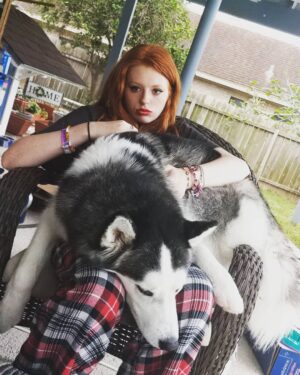 RJ Mitte Instagram - Our lap dog