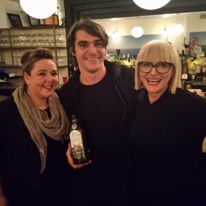 RJ Mitte Instagram - Great dinner with @michael.clofine but these ladies stole the show