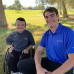 RJ Mitte Instagram - With the homie @aleccco at the Shriners hospitals for children Open. So keep an eye on this broadcaster !! Shriners Children's Open
