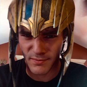 RJ Mitte Instagram - Was talking to my friend @wintersoldier72 about favorite characters Superheroes and Villains and asking who was my favorite I said Thanos!!! Well I just got this in the mail and it's unbelievable thank you so much for this Thanos size replica helmet dude the detail is amazing on it!! 

If y'all need any custom props or replicas this is the man !!
