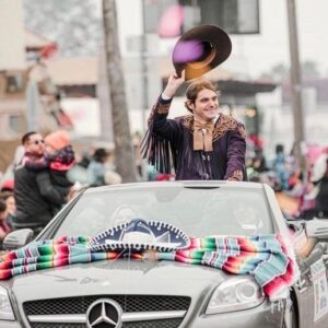 RJ Mitte Instagram - Over the weekend I had the pleasure to be the honorary parade Marshall for charro days fiesta what a pleasure to be part of such a amazing cultural experience that unites the United States and Mexico together where we can come and celebrate culture with family an friends I highly recommend if you get the opportunity and find yourself in South Texas next February come join the festivities it will be a week to remember!!!