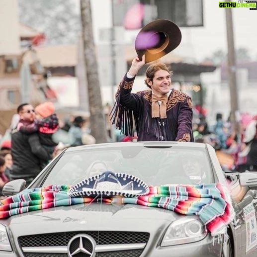 RJ Mitte Instagram - Over the weekend I had the pleasure to be the honorary parade Marshall for charro days fiesta what a pleasure to be part of such a amazing cultural experience that unites the United States and Mexico together where we can come and celebrate culture with family an friends I highly recommend if you get the opportunity and find yourself in South Texas next February come join the festivities it will be a week to remember!!! Brownsville, Texas