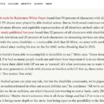 RJ Mitte Instagram – Thank you @TeenVogue @Max_Gao for giving me the opportunity to share my thoughts on this story. We need more inclusion in the entertainment industry. Go Gavin! #disability awareness