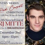 RJ Mitte Instagram – To kick of the holiday season I’m hosting a event in Greenville SC – come join me for a fantastic time!  Tickets can be purchased via the link on @whitewine_butter’s page Greenville, South Carolina