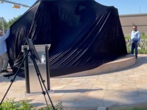 RJ Mitte Instagram - Such a beautiful day to unveil this amazing piece of art made by the talented @adanparedes11 what an honor it is to be able to bring his creation to Brownsville in the new Buena Vida arts & cultural park inside the @mitteculturaldistrict Thank you to the community for making it all possible!