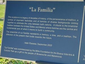 RJ Mitte Instagram - Such a beautiful day to unveil this amazing piece of art made by the talented @adanparedes11 what an honor it is to be able to bring his creation to Brownsville in the new Buena Vida arts & cultural park inside the @mitteculturaldistrict Thank you to the community for making it all possible!