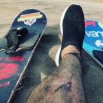 Raúl Coronado Instagram - Parte de el juego !!😎😎🏝🏝🏝 #auch #miramamasinpierna #gozando #sandboarding #mexico🇲🇽