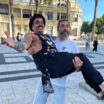 Raúl Pérez Instagram - Secuencia del nuevo número de acrobacia de los Hermanos Pulperini con @davidperdomo 1. Lo que cuelgas en Instagram. 2. ¡Soy un junco, soy un junco! 3. Si aprieto un poco más me cago. 4. Efectivamente, creo que me he cagado encima. (La comedia nos unió y nos mantendrá unidos❤️)