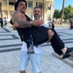 Raúl Pérez Instagram - Secuencia del nuevo número de acrobacia de los Hermanos Pulperini con @davidperdomo 1. Lo que cuelgas en Instagram. 2. ¡Soy un junco, soy un junco! 3. Si aprieto un poco más me cago. 4. Efectivamente, creo que me he cagado encima. (La comedia nos unió y nos mantendrá unidos❤️)