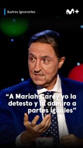 Raúl Pérez Instagram - Mariah Carey, la gorgoritos de Nueva York según Federico Jiménez Losantos. Admirable ella y admirable Raúl Pérez con este momento en #IlustresIgnorantes Movistar+