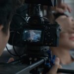 Rabin Angeles Instagram - Bts from my first music video “scarlet” by @bellezamarielle starring @rikkialivio & 🙋‍♂️