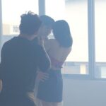 Rabin Angeles Instagram - Bts from my first music video “scarlet” by @bellezamarielle starring @rikkialivio & 🙋‍♂️